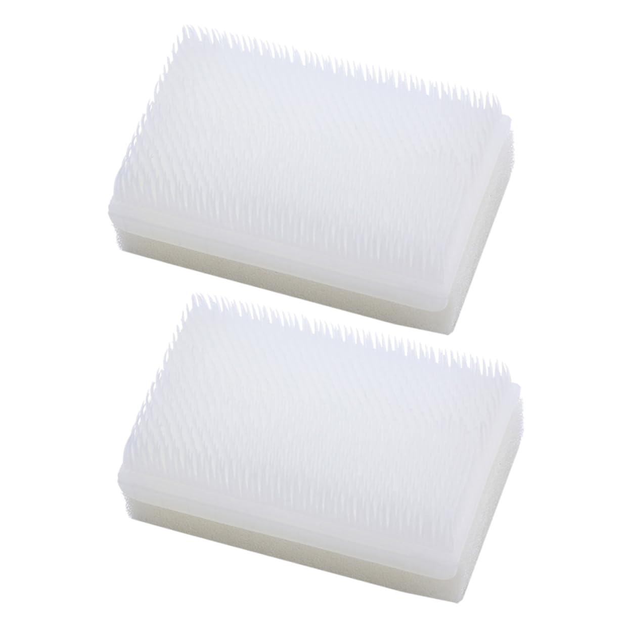 CRILSTYLEO CRILSTYLEO 2pcs Brush Wilbarger Corn Brush Wilbarger Brush Items Defensiveness Hook Hand Scrub Brushes Sensory Brushes Gadgets Method Brush Soft Bristle Nail Brush Vest Plastic White