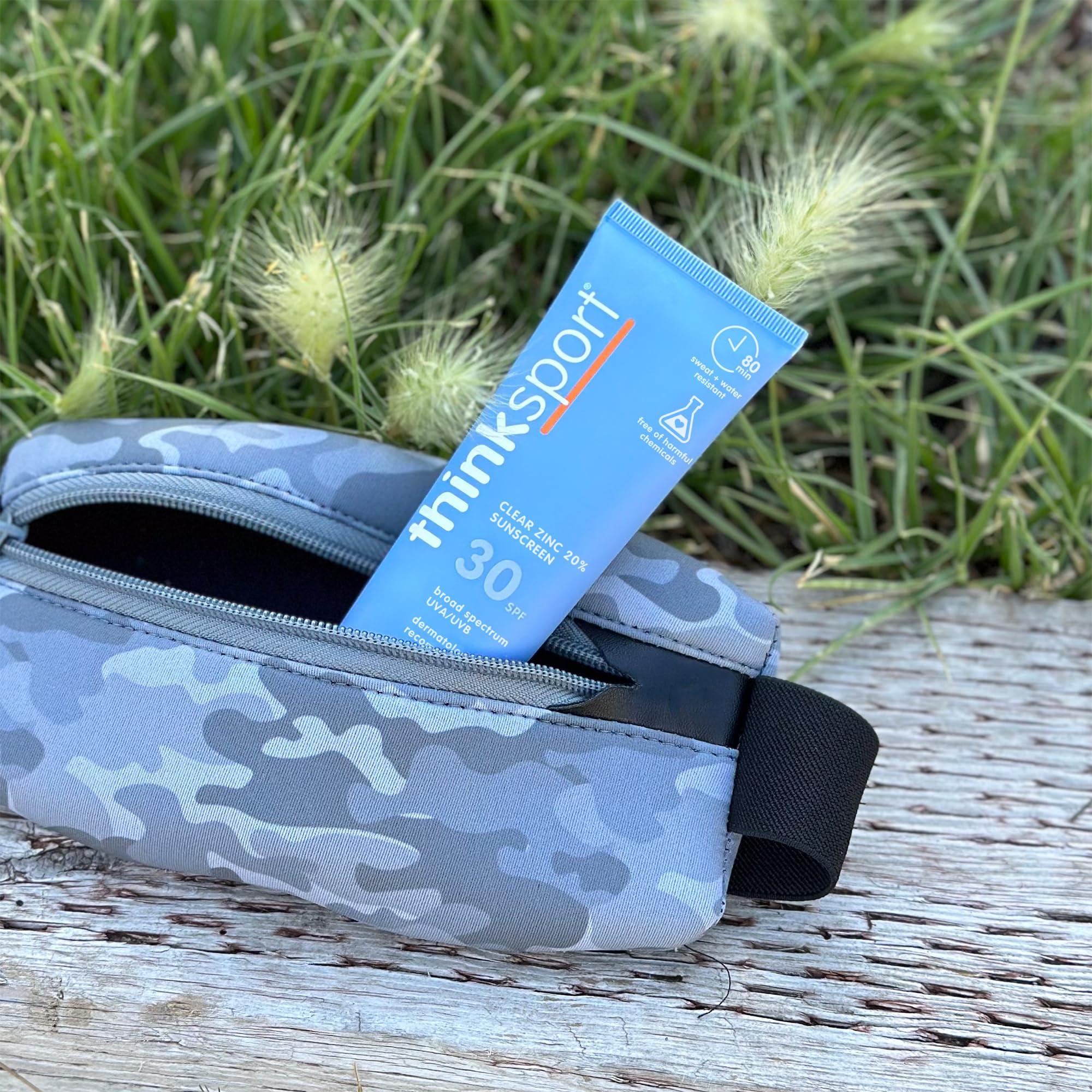 Thinksport Thinksport Mineral Sunscreen, SPF 30 Clear Zinc Oxide Sunscreen, 3 Fl Oz, Water Resistant, Reef Safe, Broad Spectrum UVA/UVB Sun Screen