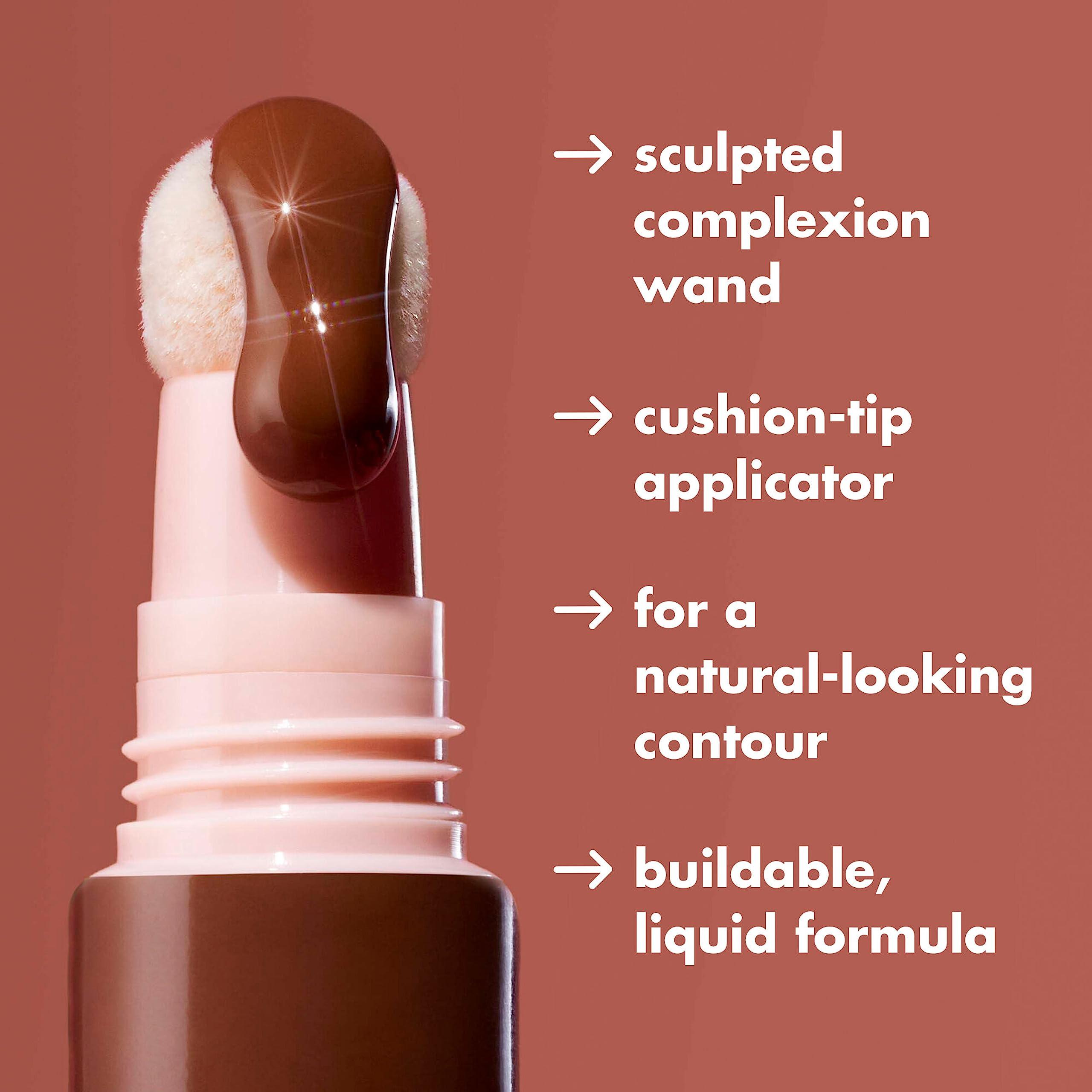 e.l.f. e.l.f. Halo Glow Contour Beauty Wand, Liquid Contour Wand For A Naturally Sculpted Look, Buildable Formula, Vegan & Cruelty-free, Medium/Tan