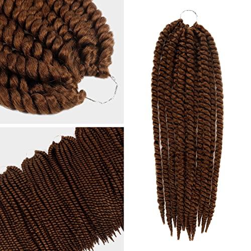 AU-THEN-TIC 24 Inch 2 Packs AU-THEN-TIC Double Jumbo Senegalese Twist Crochet Braid Hair Havana Twist Crochet Hair Havana Mambo Twist Crochet Braids Hair Extensions (24 Inch (Pack of 2), 30)