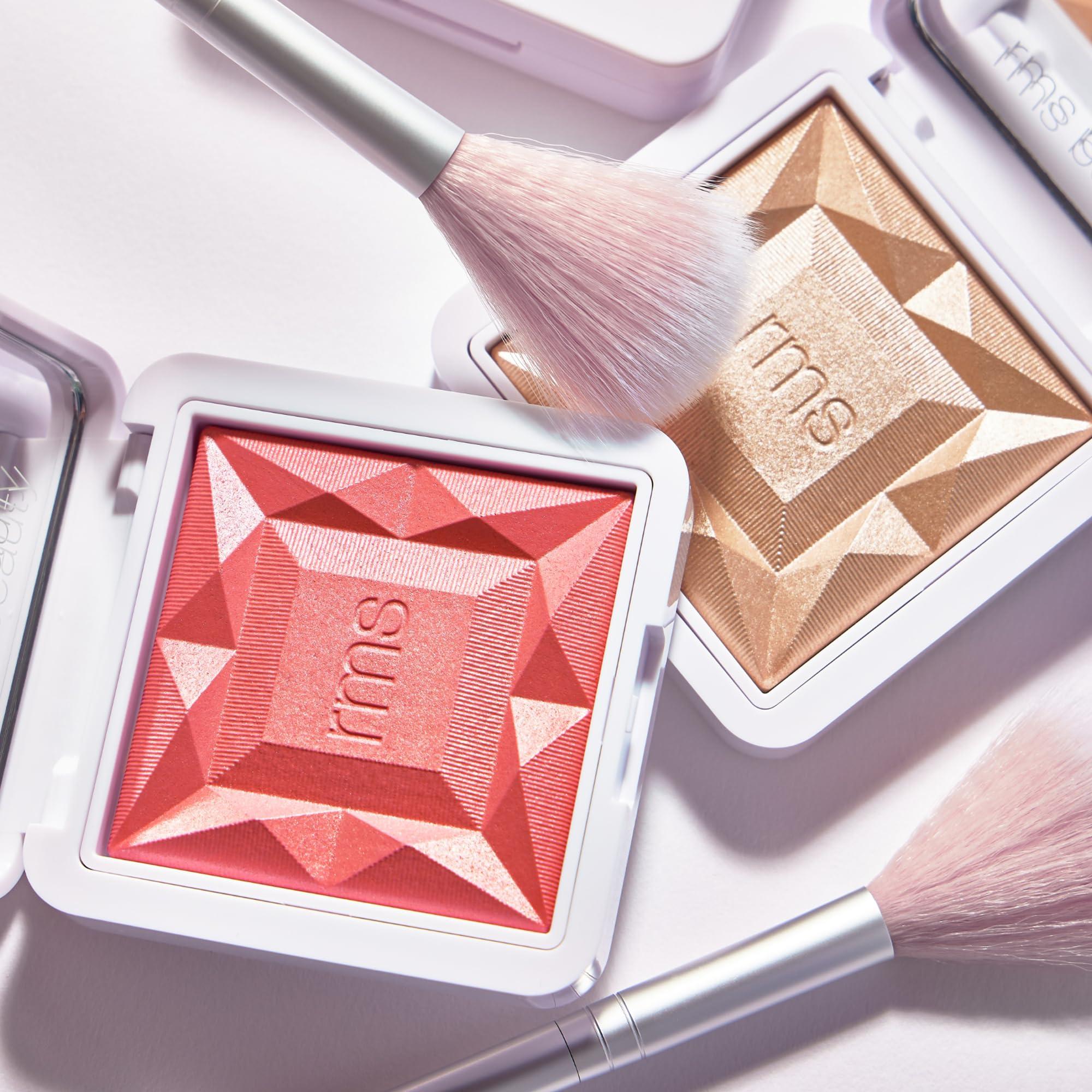 RMS Beauty RMS Beauty Skin2Skin Classic Fan Brush - Powder Highlighter Brush, Blush Brush, & Bronzer Brush, Powder Makeup Brush Beauty Tools & Accessories