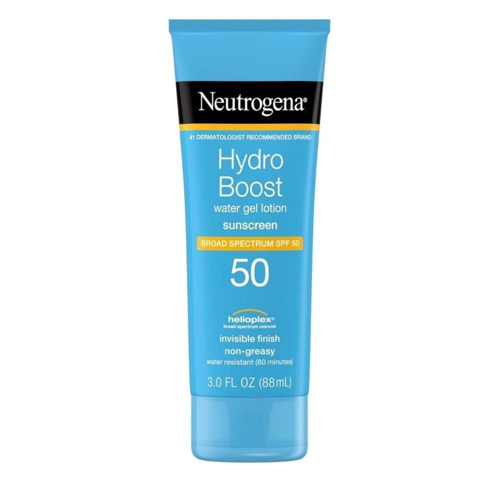 Neutrogena Neutrogena Hydro Boost, Water Gel Lotion Sunscreen, SPF 50, 3 fl oz (88 ml)