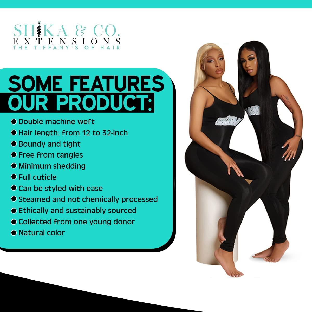 SHIKA & CO. EXTENSIONS HD LACE FRONTAL WIGS BODY WAVE 26"