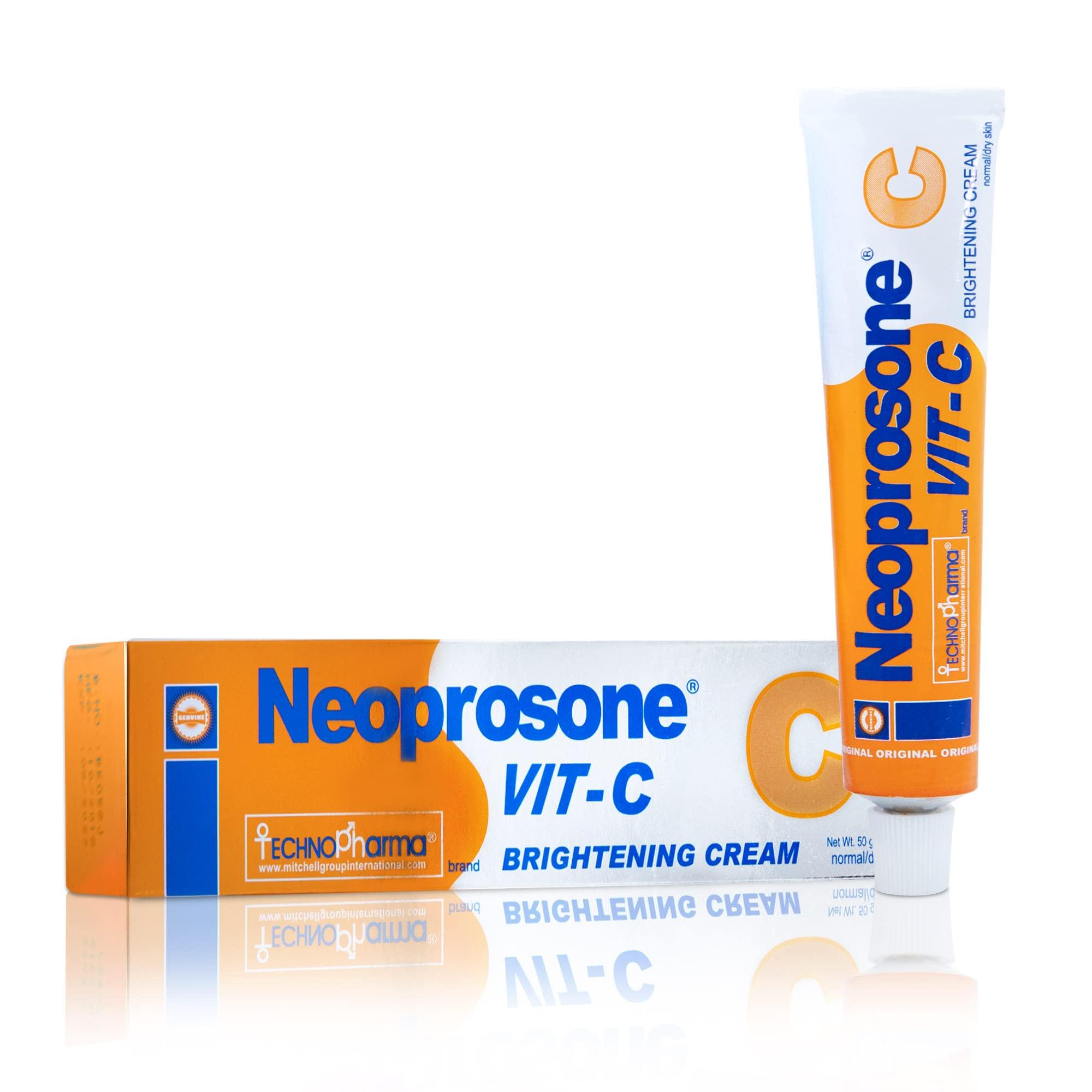 Neoprosone Neoprosone Skin Brightening Cream - 1.7 Fl oz / 50 ml - with Vitamin C and Alpha Arbutin Complex