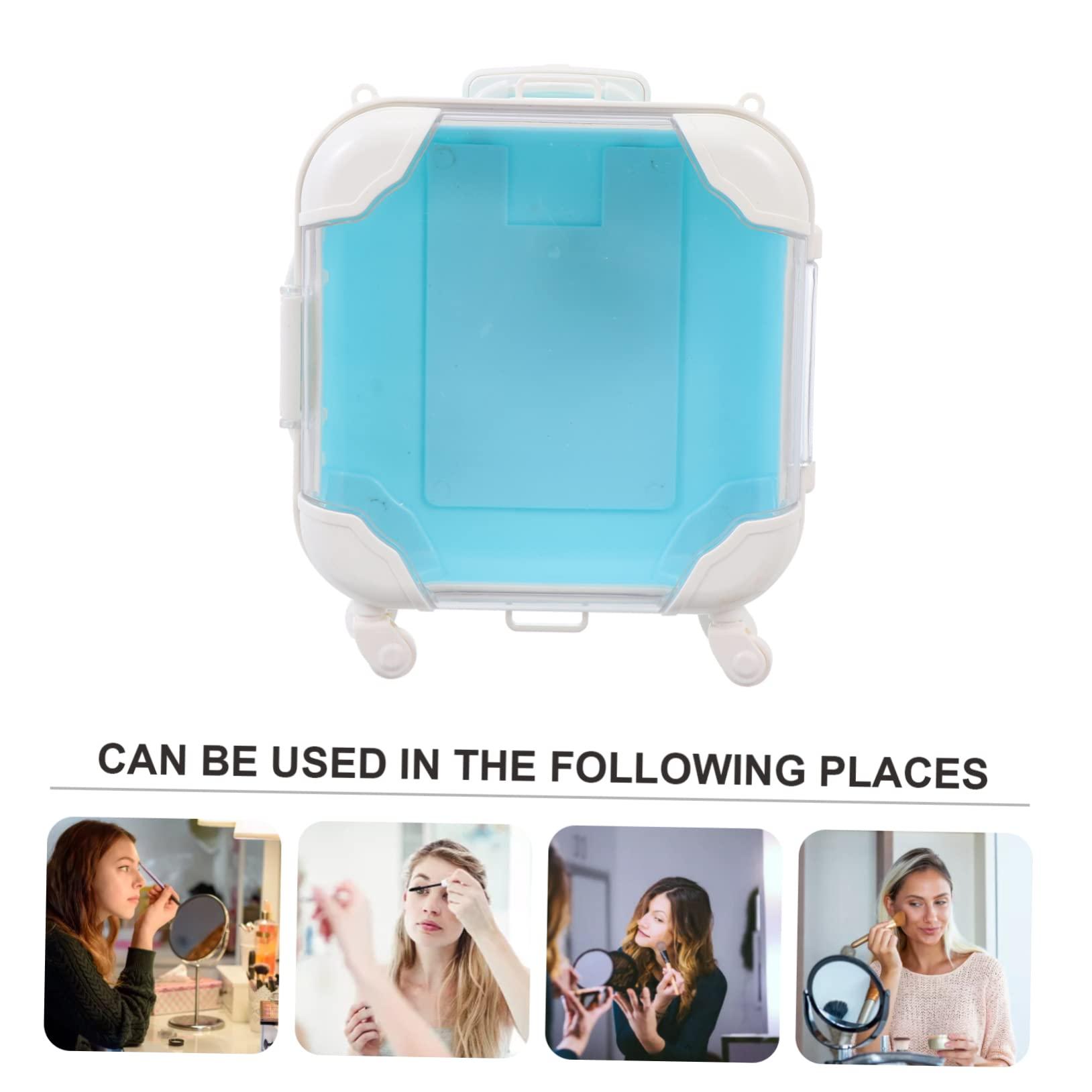 NOLITOY NOLITOY 2 Pcs False Eyelash Organizer Storage Box Mirror Portable Lash Display Organizer Eyelash Storage Case