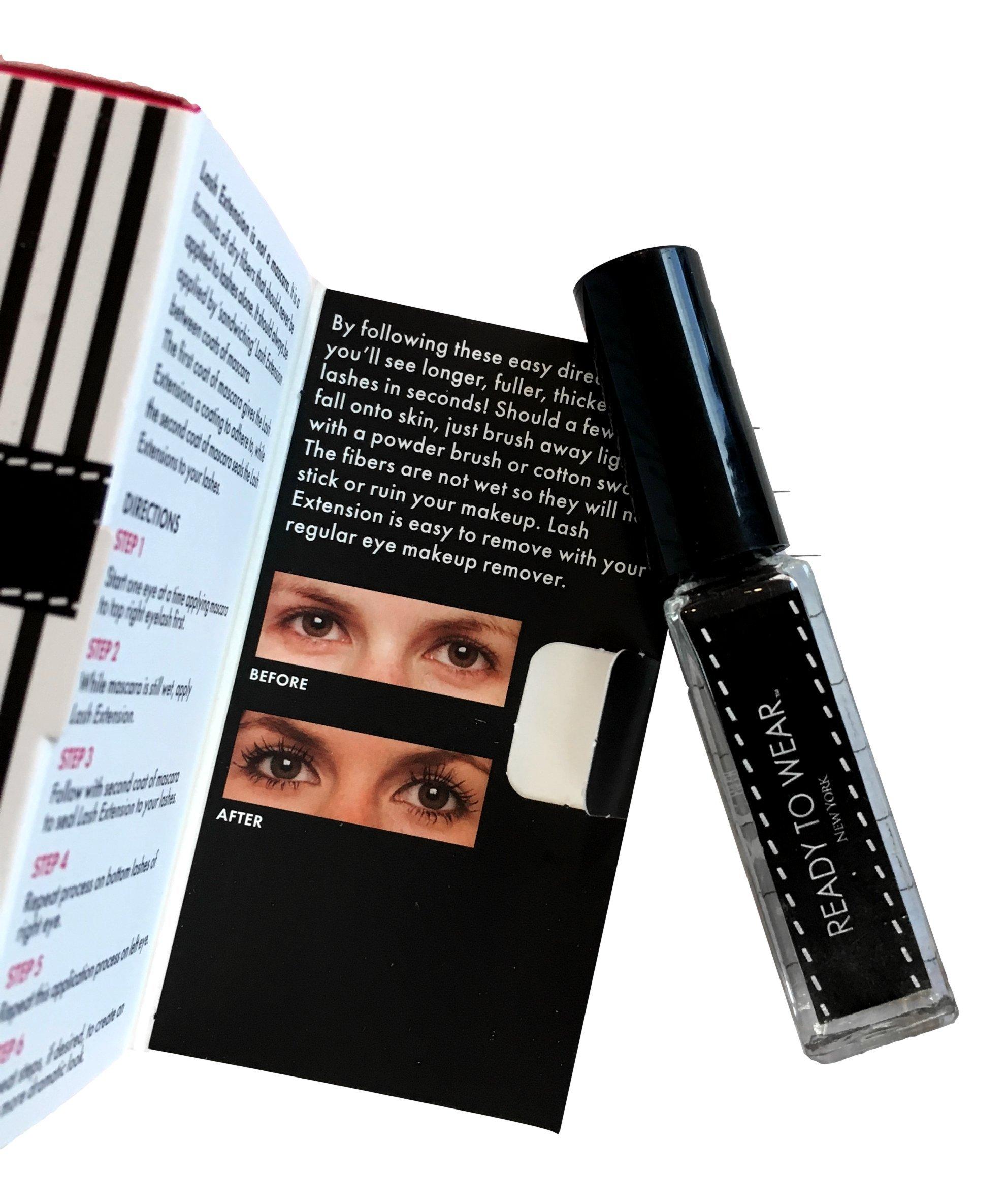 Ready To Wear Ready To Wear Lash Extension - Fine DRY Fibers to Extend Lashes, Instantly Volumize & Elongate - No Glue Needed (Must use with Mascara)