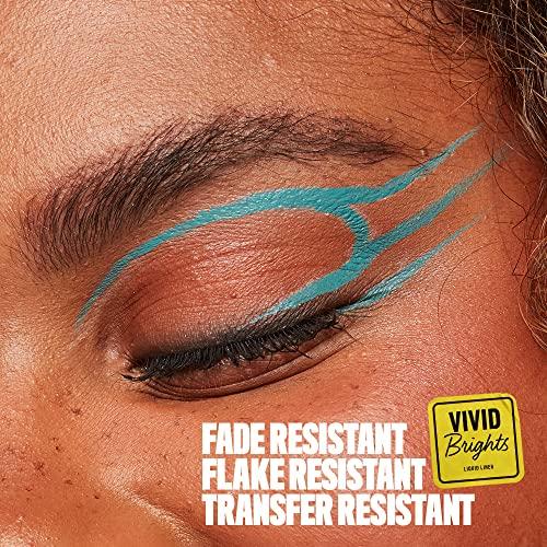 NYX PROFESSIONAL MAKEUP NYX PROFESSIONAL MAKEUP Vivid Brights Liquid Liner, Smear-Resistant Eyeliner with Precise Tip - Cyan Simp