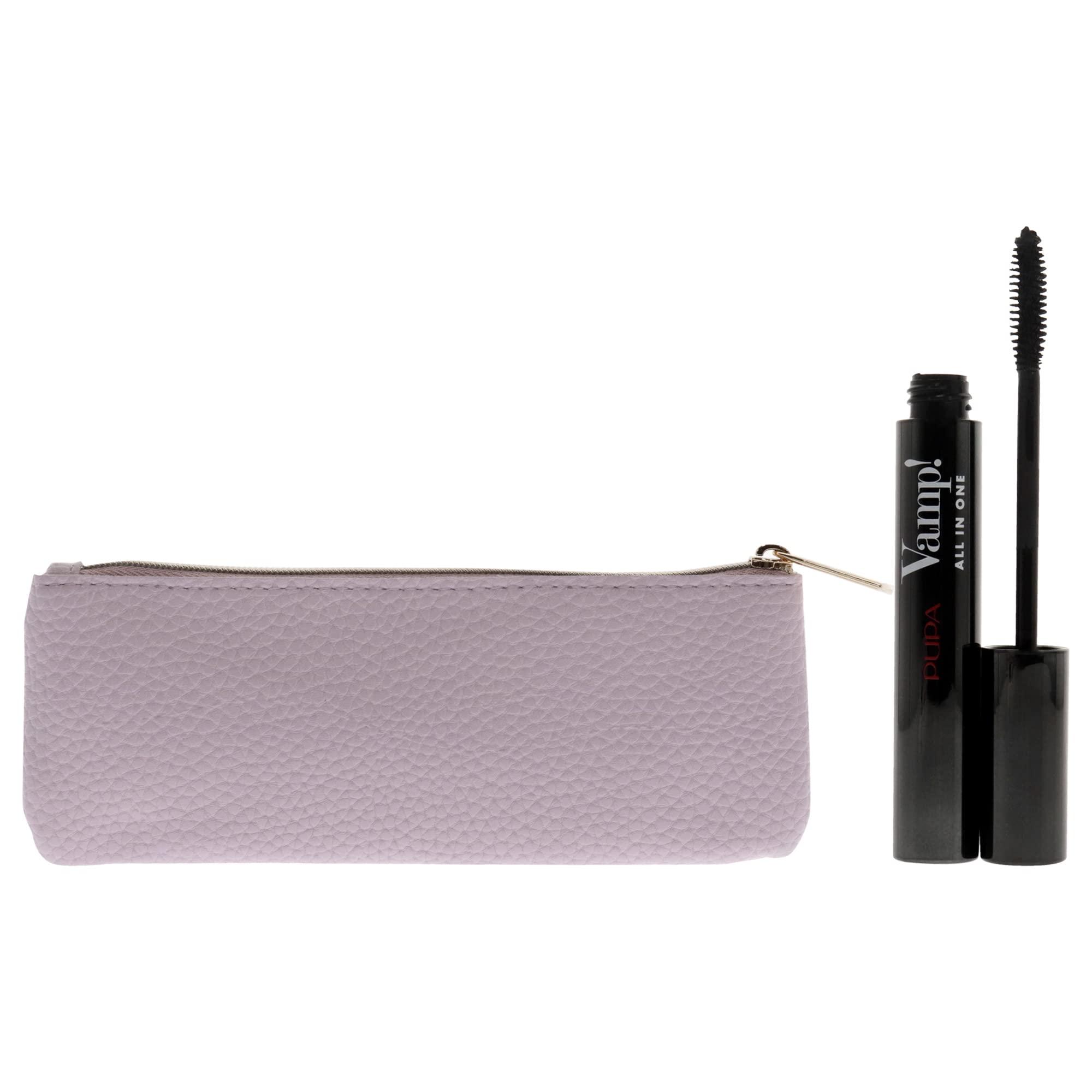 Pupa Pupa Milano Vamp! All In One Mascara Set 0.30 oz Vamp! All In One Mascara -101 Extra Black, Bag Women 2 Pc