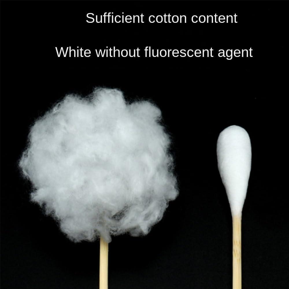Bolesen 100PCS Medical Cotton Swabs for Gynecology - Disposable Cotton Buds Extra Large Size 20cm High Absorbency Cotton Sticks