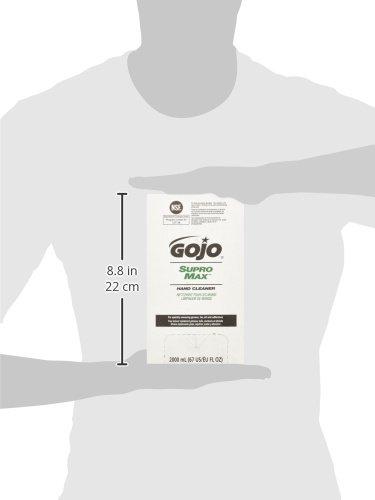GOJO GOJO 7272-04 SUPRO Max Hand Cleaner, 2000Ml Capacity Pouch, Tan, 8.75 mm Height, 5.125 mm Width, 2000 mL