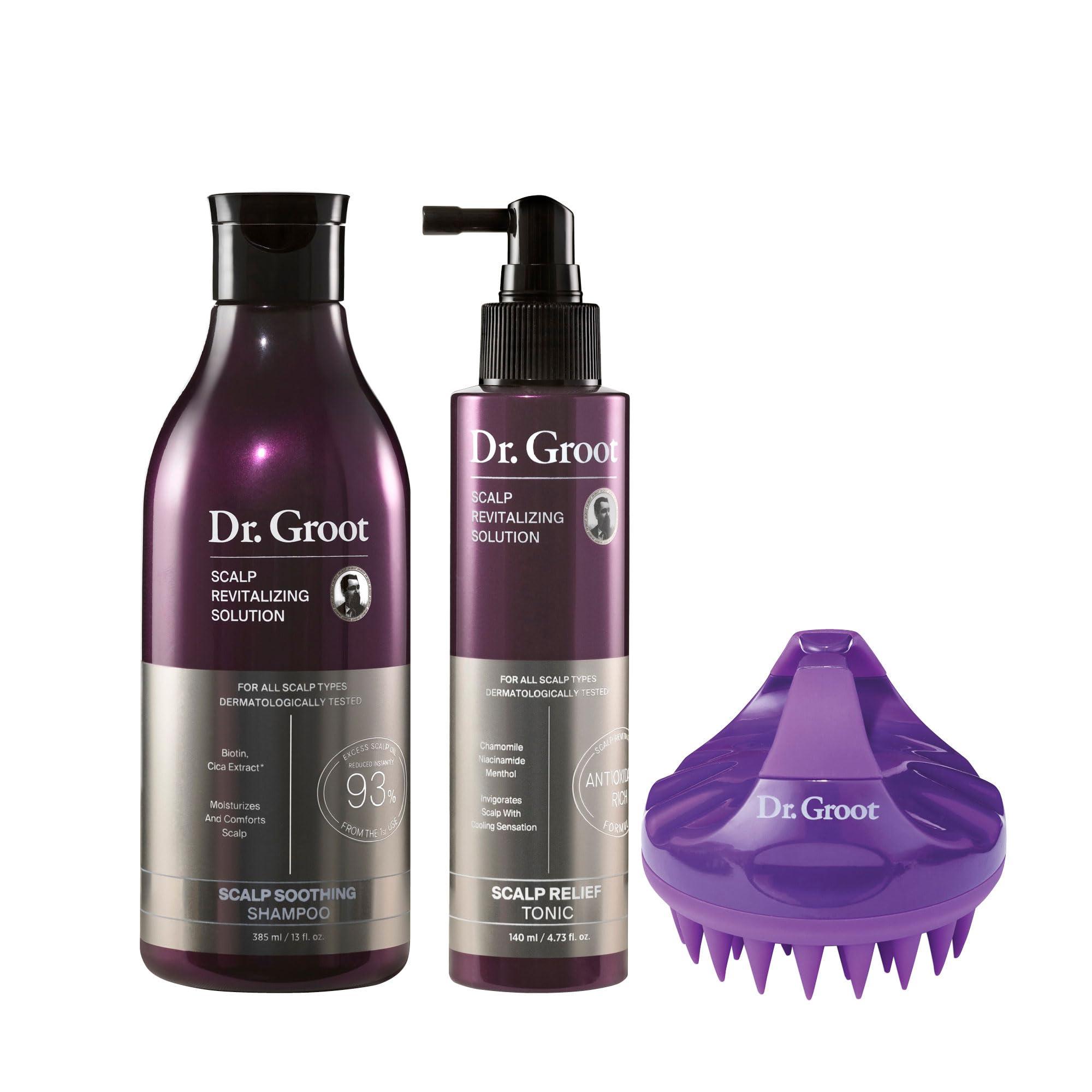 Dr. Groot Dr. Groot Ultimate Scalp Soothing Bundle | With Biotin and Prebiotics | Clinically Proven to Reduce Scalp Oil