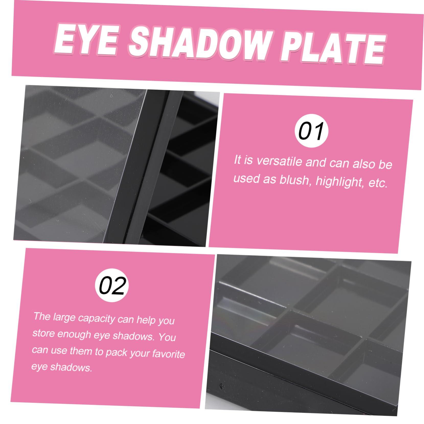 Beaupretty Beaupretty 1PC 12 DIY eyeshadow empty eyeshadow containers makeup eyeshadow compact eyeshadow case empty eye shadow pallet loose powder organizer eyeshadow pallets travel disk make up