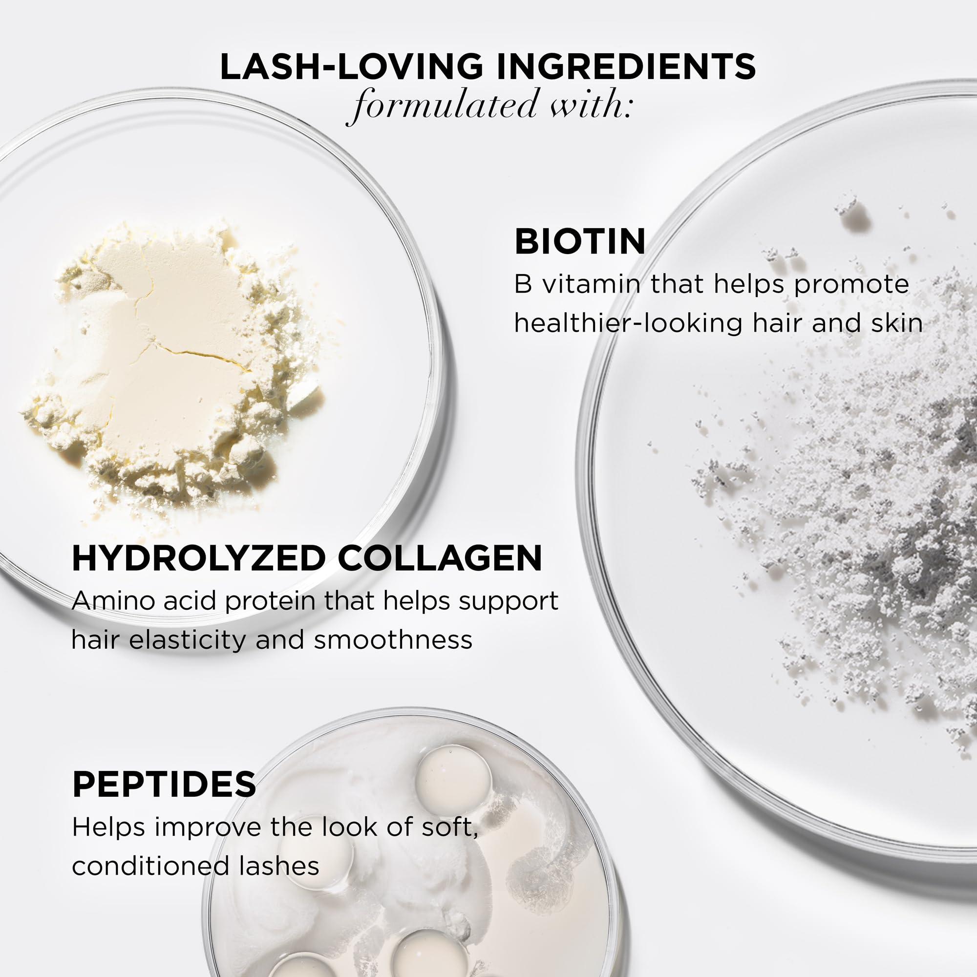 IT Cosmetics IT Cosmetics Superhero Mascara Full Size Volumizing and Lengthening Black Mascara Buildable Lash Volume with Collagen, Biotin & Peptides Lifting & Curling Formula Sensitive Eyes, 0.3 fl oz