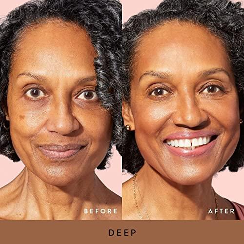 LAURA GELLER NEW YORK LAURA GELLER NEW YORK Baked Balance-N-Glow Illuminating Foundation - Deep - Buildable Sheer to Light Coverage - Satin Finish