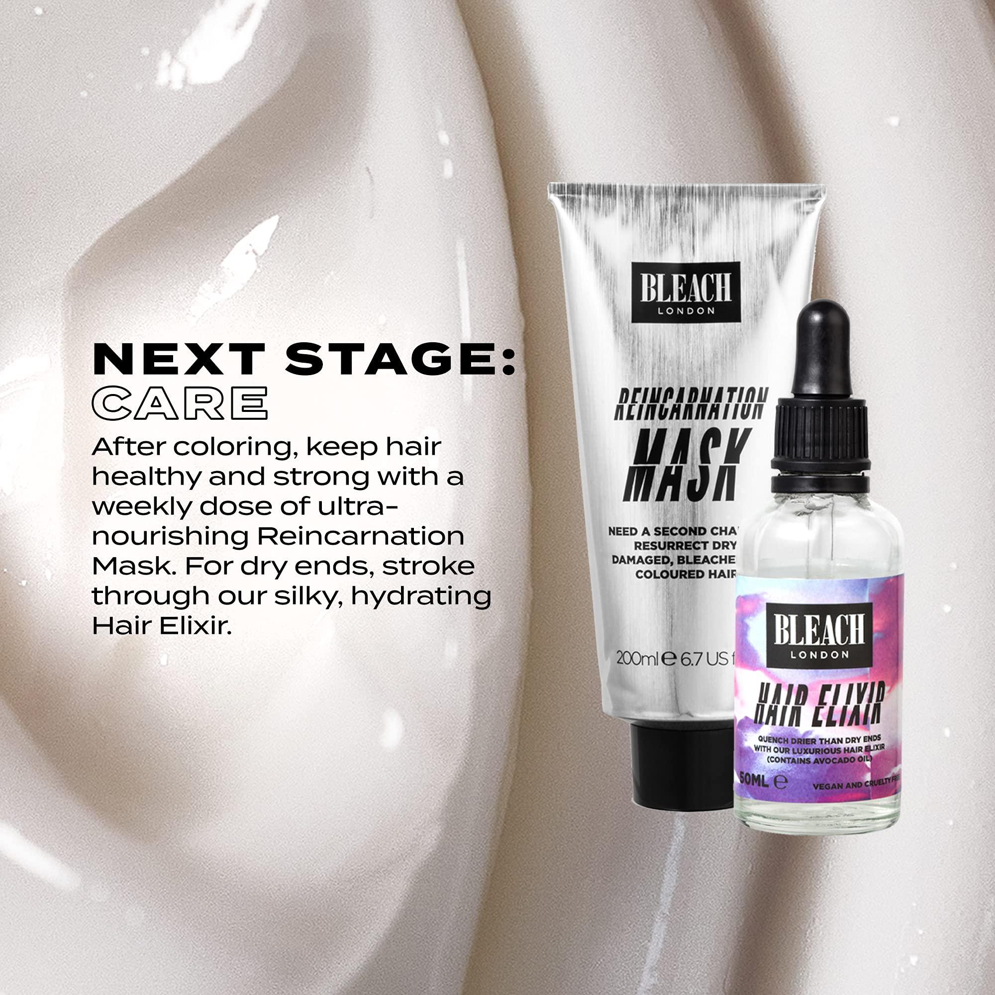 Bleach London BLEACH LONDON Fade To Grey Conditioner - Slate Grey Rinse, Color Toning and Preserving, Vegan, Cruelty Free, Daily Hair Nourishment, Color Depositing Formula, 8.45 fl oz