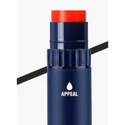 Mise Dashu Men's Double Appeal Lip Balm 4.8g Strawberry flavor + 1 unscented 1P