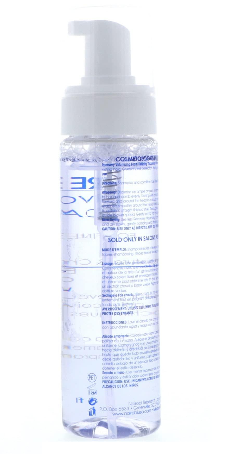 Nairobi Nairobi Recovery Volumizing Foam Defining Mousse Unisex, 8 Ounce