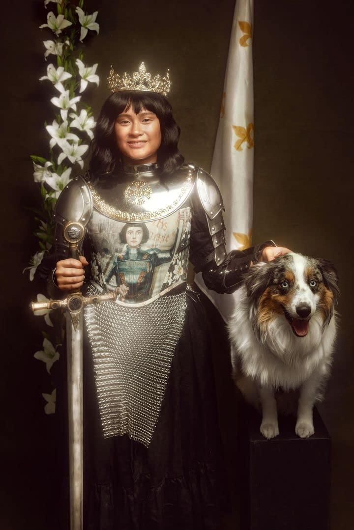 SWEETV SWEETV Royal Gold Queen Crown for Women, Wedding Pageant Crown, Costume Party Accessories for Birthday, Halloween, Babyshower, Genevieve,for Adult