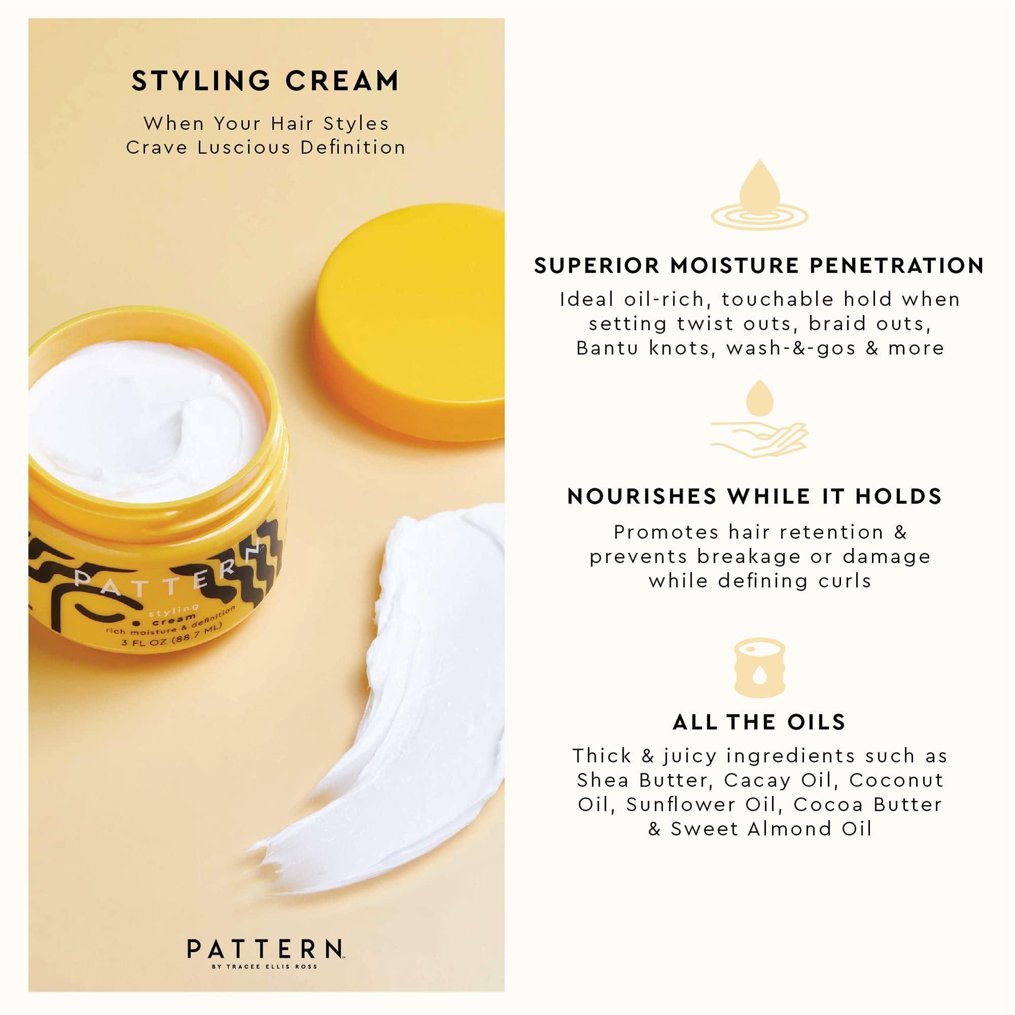 pattern PATTERN Beauty by Tracee Ellis Ross Mini Styling Cream for Curly & Coily Hair 3 Fl Oz