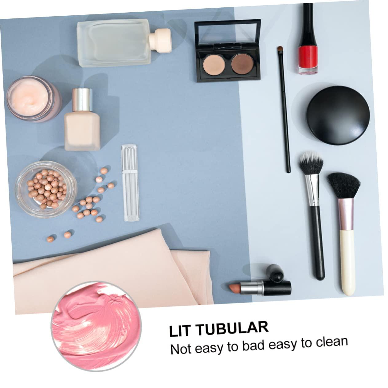 Mikinona Mikinona Fashionable Empty Lip Tube Lid 5 Pack Square Lip Gloss Containers for Travel