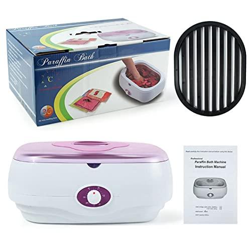 Jrcfnss Jrcfnss Paraffin Wax Machine for Hand Foot, 4L High Capacity Paraffin Wax Warmer Wax Heater, 0-60 C Adjustable Paraffin Bath for Moisturise and Renew The Skin, Home Beauty Salon, Black