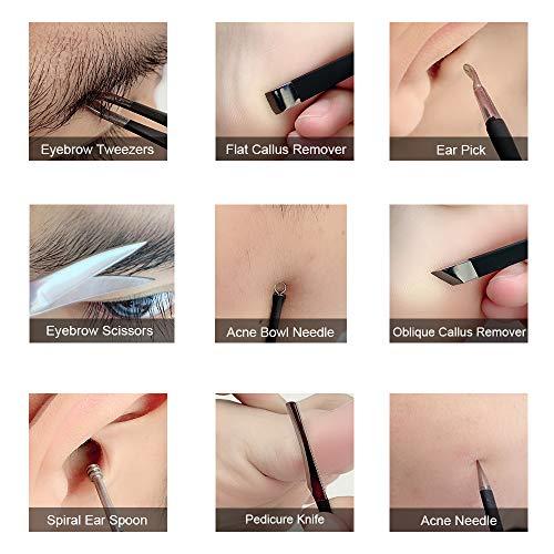 Keiby Citom Manicure Set Professional Nail Clippers Kit Pedicure Care Tools- Stainless Steel Women Grooming Kit 18Pcs for Travel or Home (Pink)