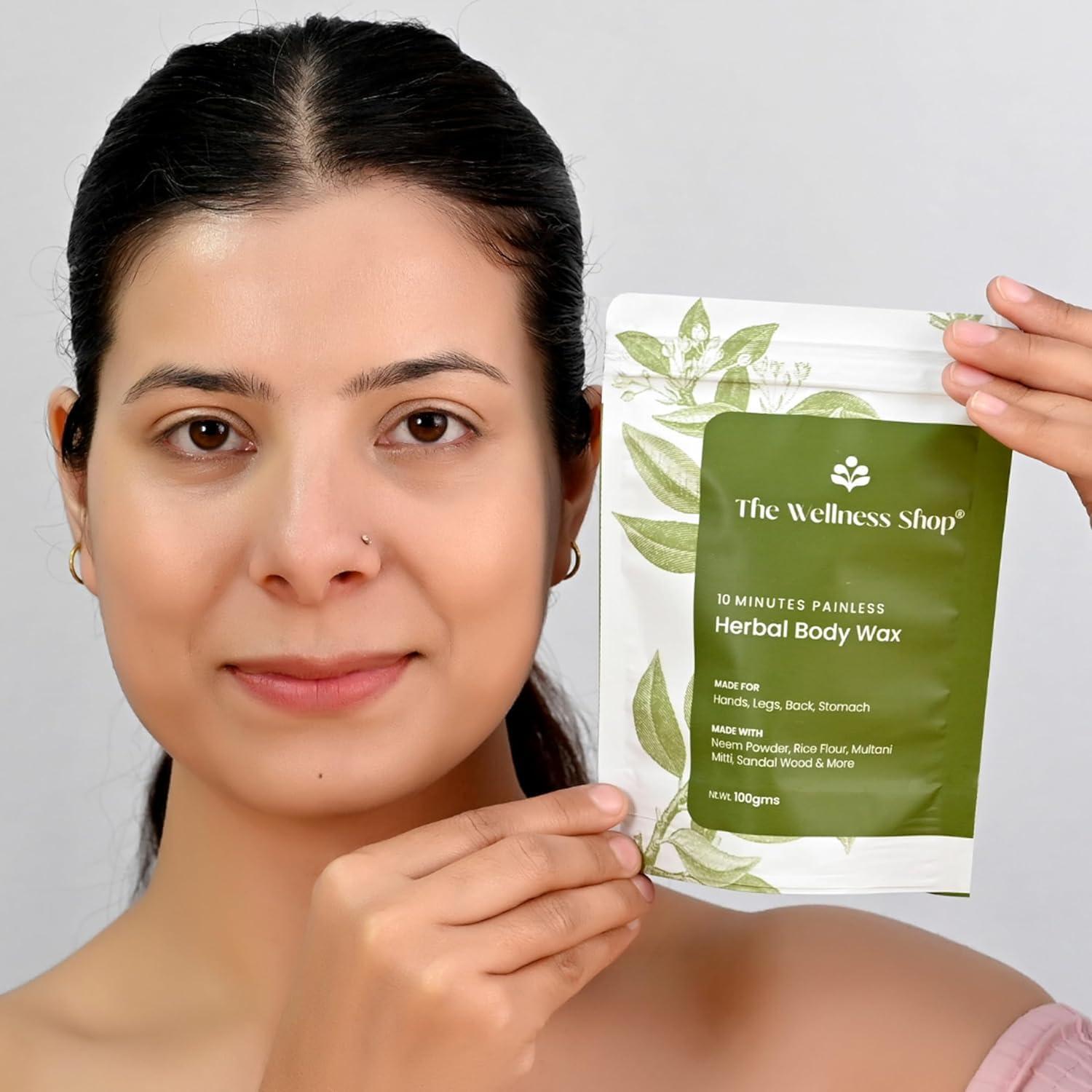 Generic DD Women Herbal Hair Removal Wax Powder (100G) - Painless & Odourless For Smooth Skin