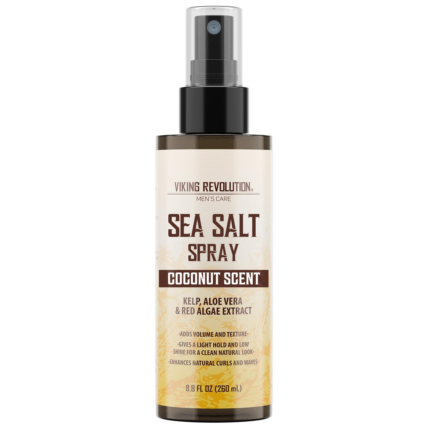 Viking Revolution Viking Revolution Coconut Sea Salt Spray for Hair - Men's Texturizing Spray with Kelp, Aloe Vera & Red Algae Extract - Adds Volume and Texture