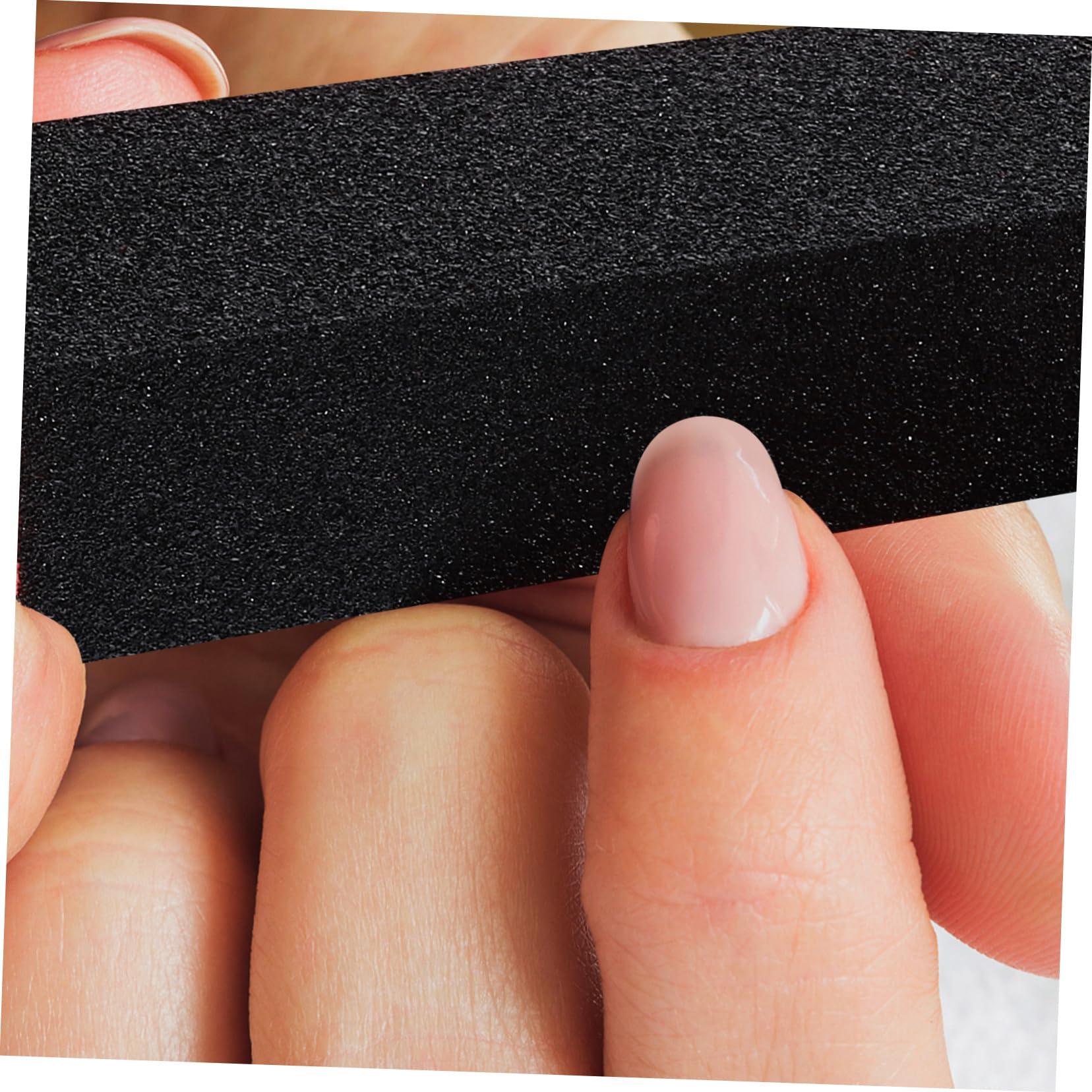 LALAFINA LALAFINA Nail Finishing Polisher Buffer Block Manicure Sanding Sponge Nail Polish File Board Portable for Home Salon