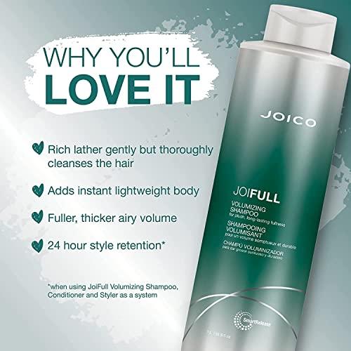Joico Joico JoiFULL Volumizing Shampoo & Conditioner Set | Plush & Long-Lasting Fullness | Boost Shine | For Fine / Thin Hair