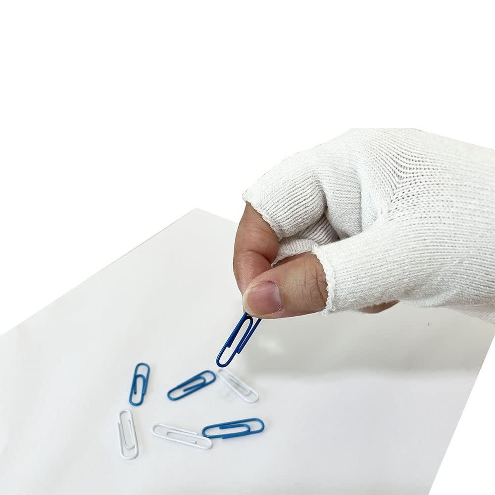 Edenswear Edenswear Zinc-Infused Fingerless Gloves for Women and Men with Eczema - Wet Wrap Therapy (Large)