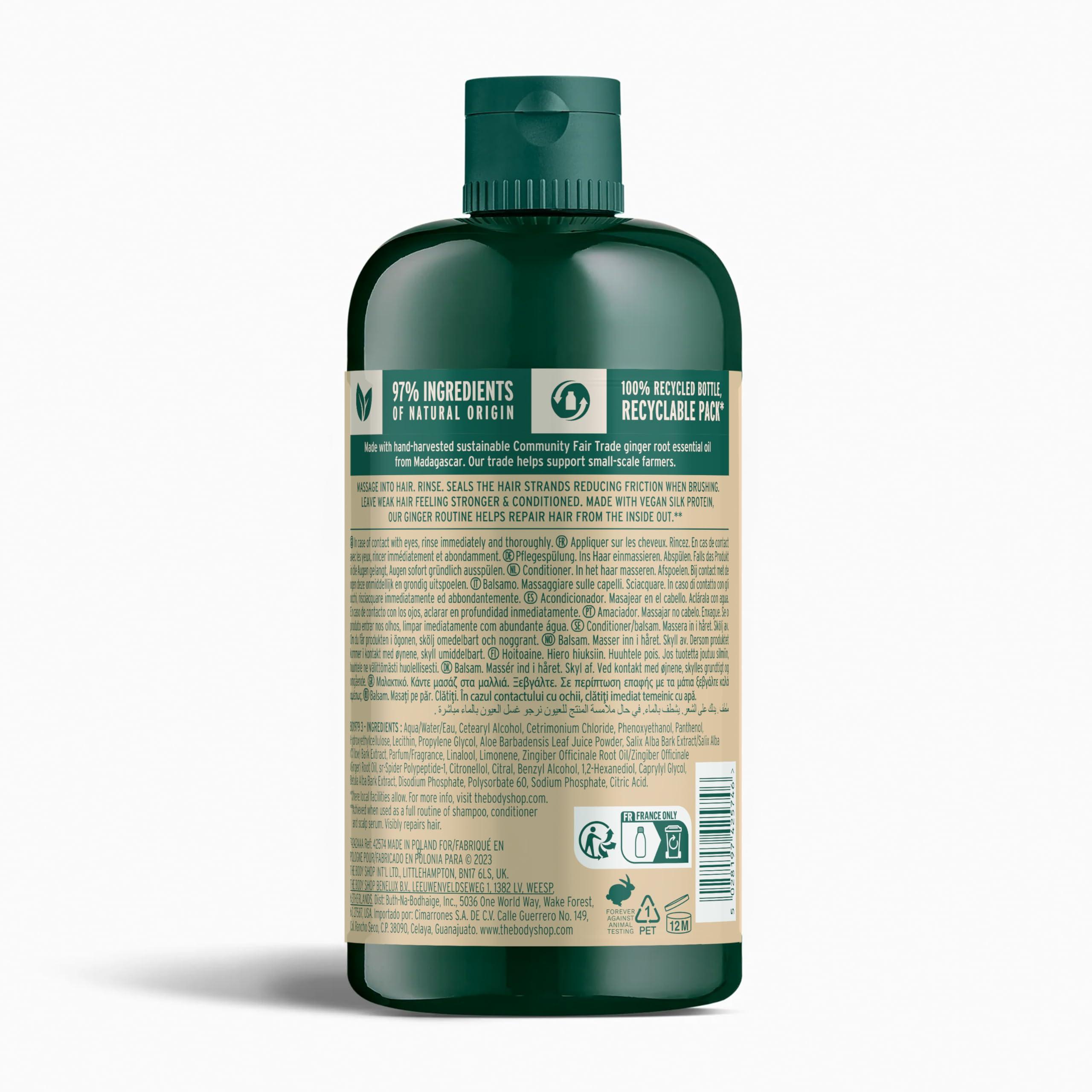 The Body Shop The Body Shop Ginger Scalp Care Shampoo – For Dry, Flaky Scalps – With Vegan Silk Protein – 400ml