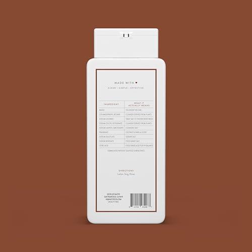 Native Native Body Wash Contains Naturally Derived Ingredients | For Women & Men, Sulfate, Paraben, & Dye Free Leaving Skin Soft and Hydrated | Coconut & Vanilla 18 oz - 2 Pk