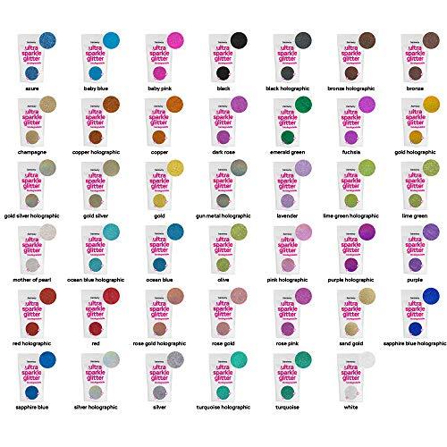 Hemway Hemway Eco Friendly Ultra Sparkle Glitter 100g / 3.5oz - Biodegradable Vegan Cosmetic Safe for Craft Face Hair Nail and Festival Makeup - Ultrafine (1/128" 0.008" 0.2mm) - Gun Metal Grey Holographic