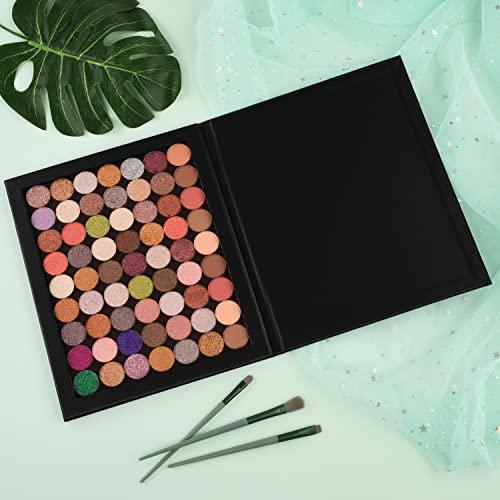Allwon Allwon Extra Large Magnetic Palette Empty Makeup Palette for Eyeshadow Lipstick Blush Powder (Diamond shape)