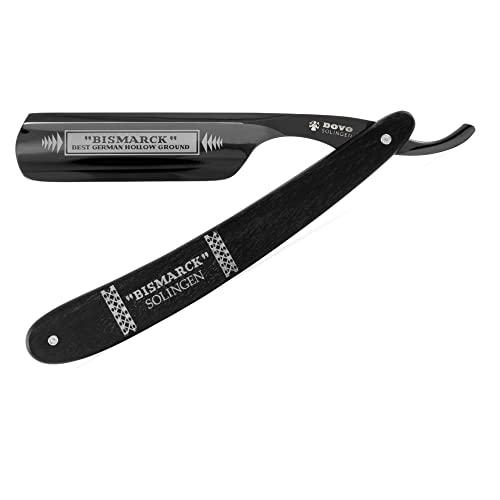 DOVO Dovo Straight Razor, Ebony, Shave Ready with Silver, 6/8, 1 ct.