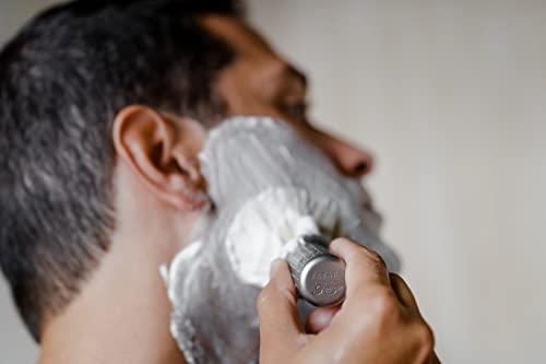 Tatara Tatara Masamune Shaving Brush | Classic Shaving Brush | Eco-Firendly | Stainless Steel (Finest Badger, Dark)