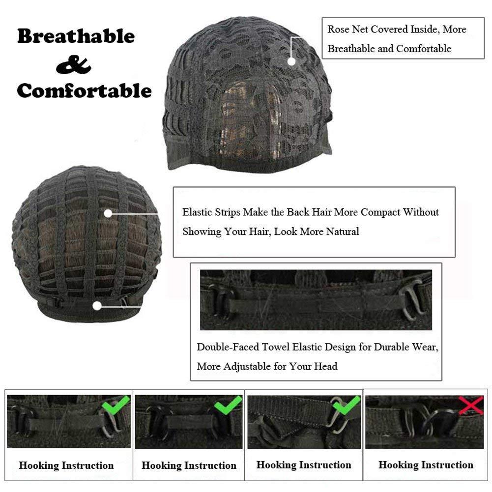 DUDUWIG DUDUWIG Red Wig for Girls Kids Short Red Wavy Curly Bob Wigs Child Red Side Part Wig Synthetic Hair Wigs for Halloween Costume Cosplay