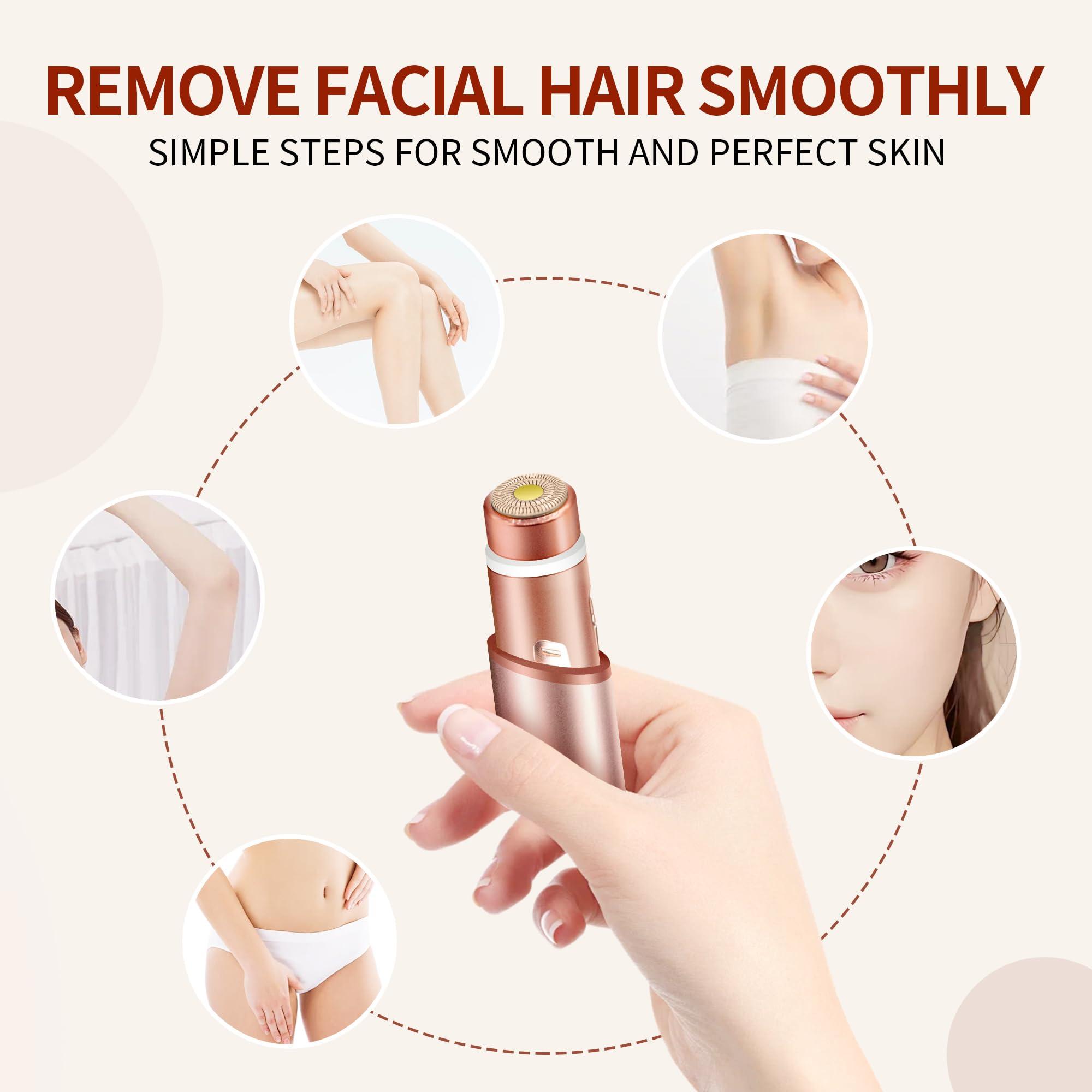 Efsanony for Flawless Replacement Heads Gen 3 - Finishing Touch Flawless Facial Hair Remover Replacement Blades for Women, Shaver & Razor (6 pack Generation 3)