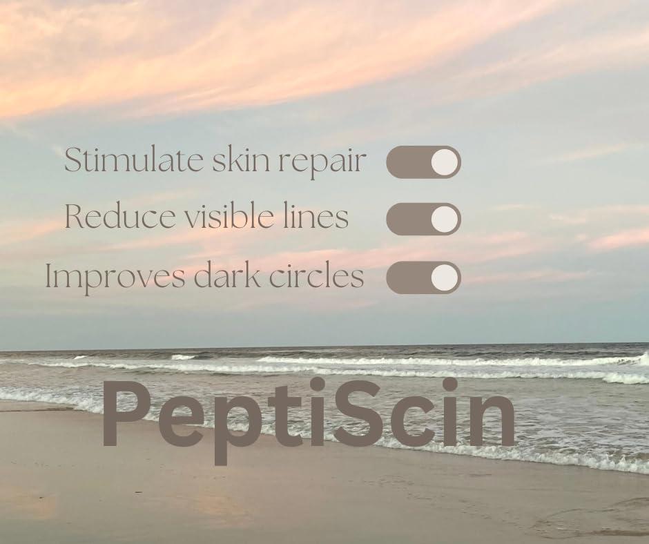 Noravite Noravite PeptiScin - Peptide Eye Cream with Hyaluronic Acid and Escin | Rich Moisturizing Dark Circle Eye Cream | Brightens and Tones - 1.01 Ounce