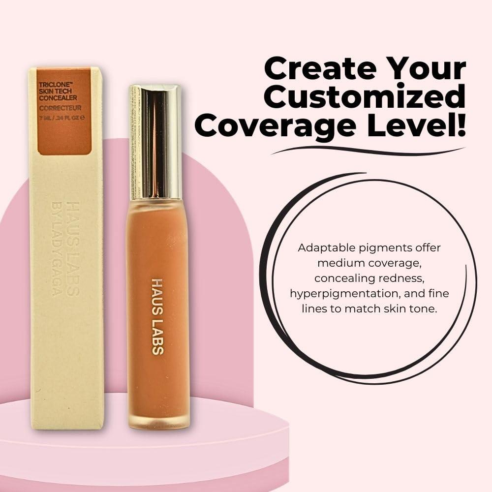 Haus Laboratories Haus Labs Triclone Skin Tech Hydrating + De-puffing Concealer with Fermented Arnica - 40 Medium Deep Golden