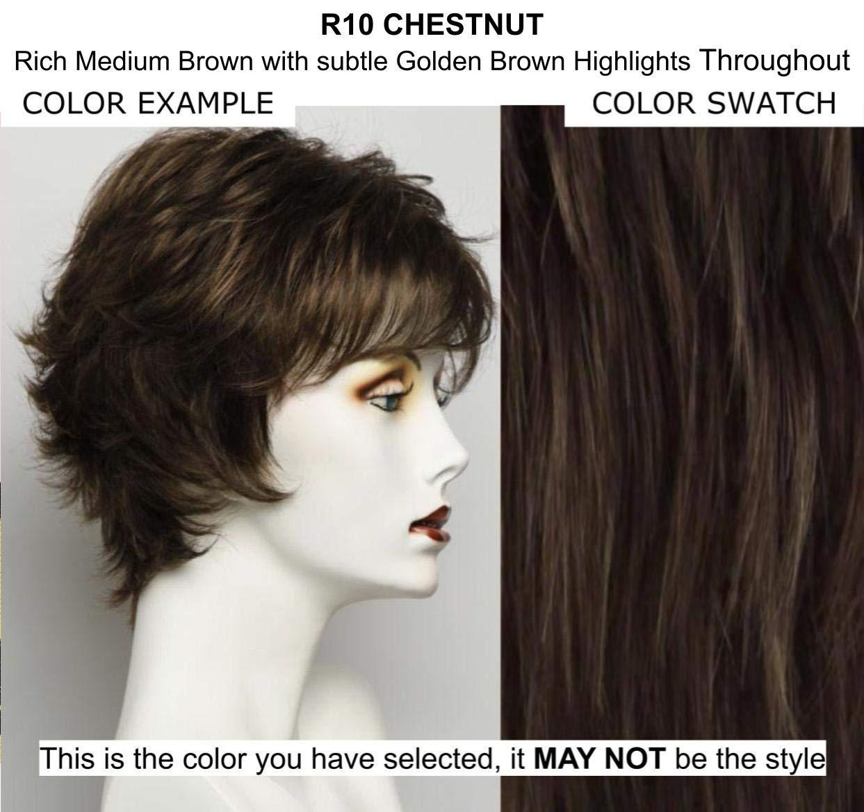 Hair u wear Raquel Welch Bundle - 5 items: Trend Setter Wig, Christy\'s Wigs Q & A Booklet, Wig Shampoo, Wig Cap & Wide Tooth Comb - Color: R10