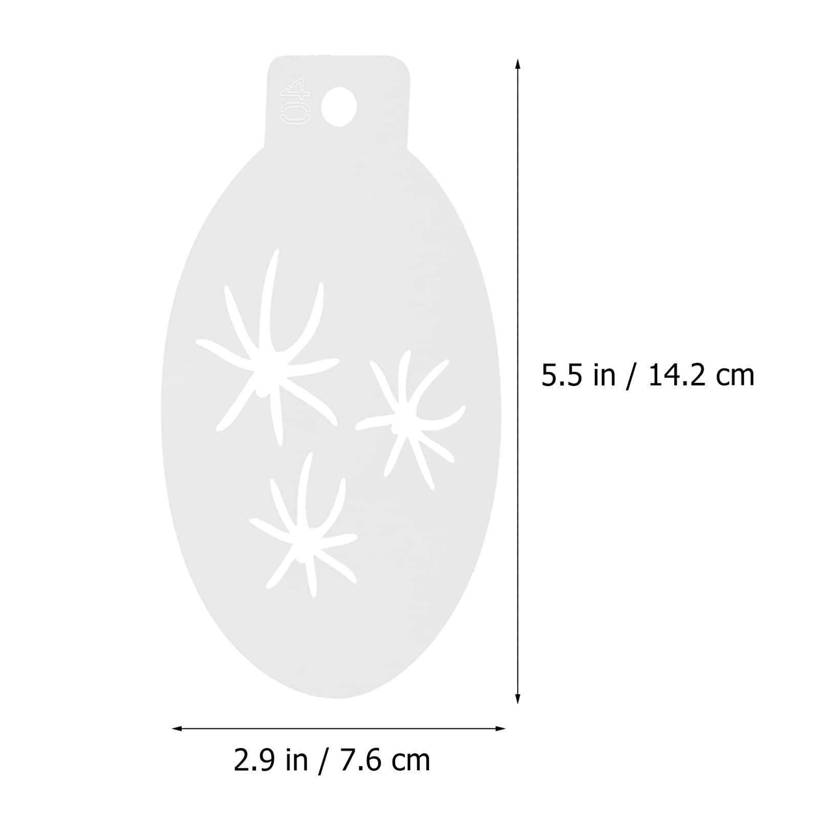 EXCEART EXCEART 42pcs Painted Template Tools Makeup Template Face Paint Stencils Drawing Stencil Makeup Templates Stencils Cosmetics White The Face