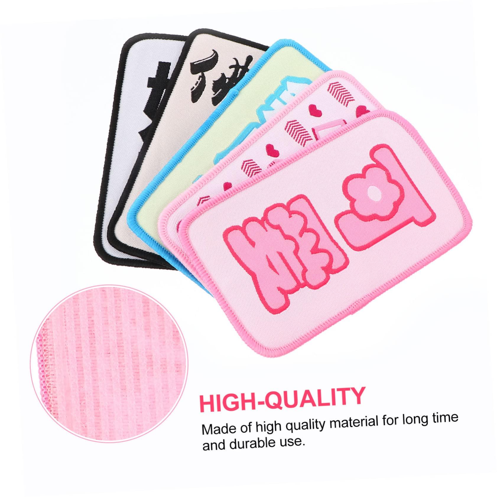 Beavorty Beavorty 15 Pcs Broken Hair Stickers Bangs Stickers Hair Clips for Styling Hair Bang Patch Hair Bang Pad Hair Pads Holders Letter Sticker Makeup Accessories Polyester Modeling Securing Clip