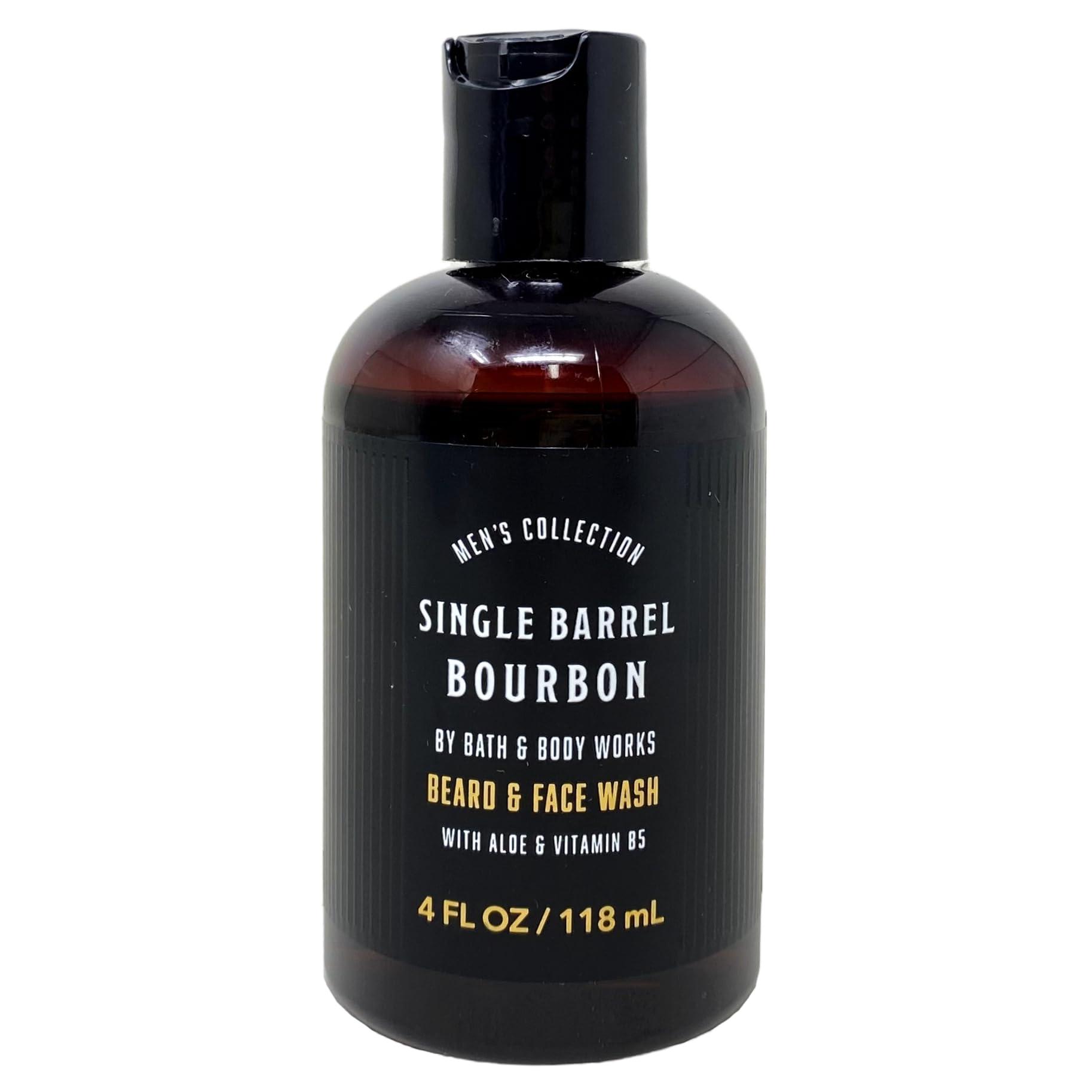 Bath and Body Work Generic Bath and Body Work Men\'s Collection Single Barrel Bourbon Trio Set - 3-in-1 Hair, Face & Body Wash - Beard & Face Wash and Beard Oil - Full Size, brown