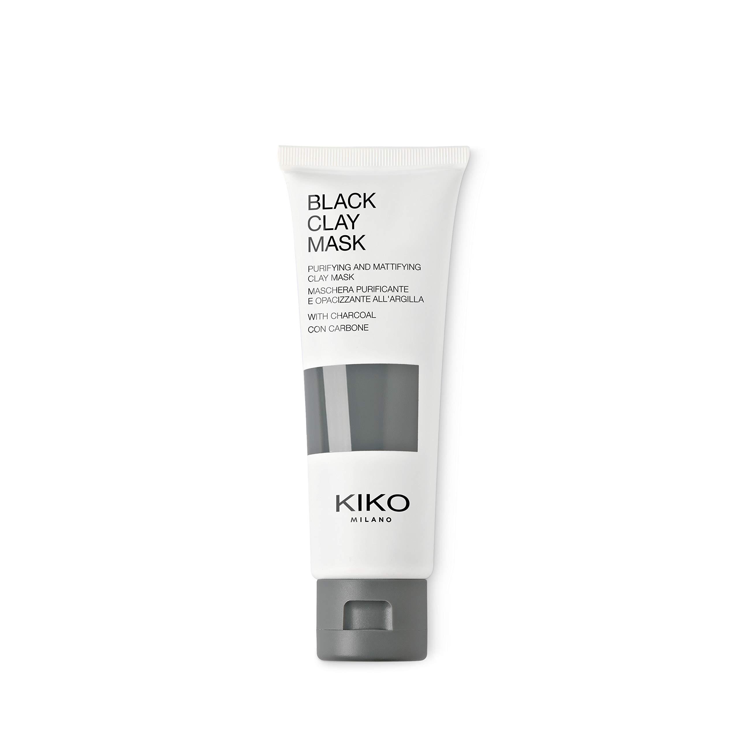 Kiko Kiko MILANO - Black Clay Mask Purifying matte-finish face mask with charcoal and black clay