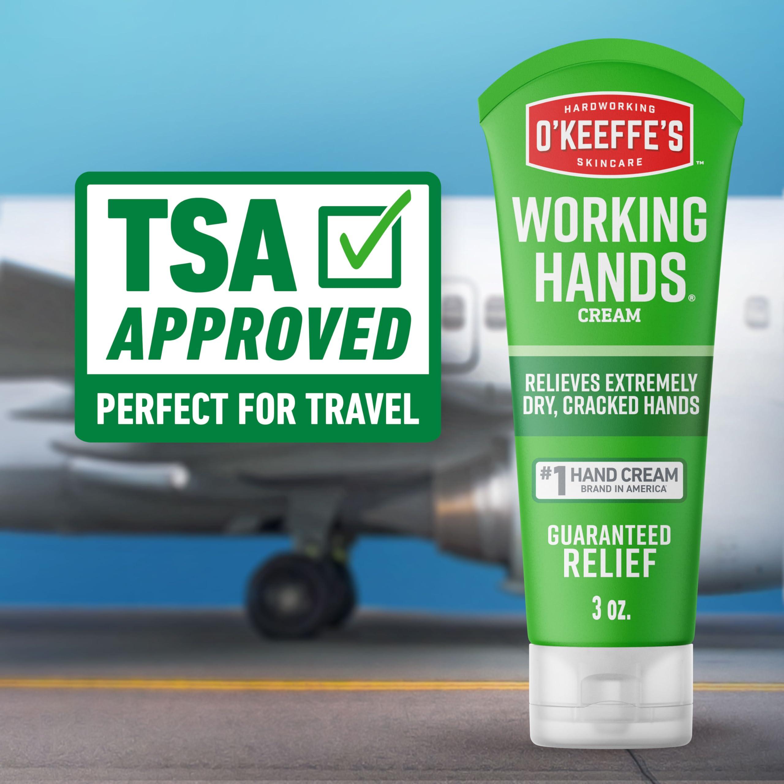 O'Keeffe's O'Keeffe's Working Hands Hand Cream for Extreme Dryness - 3 oz Tube (2 Pack) - Repairing Skincare for Cracked, Dry Hands