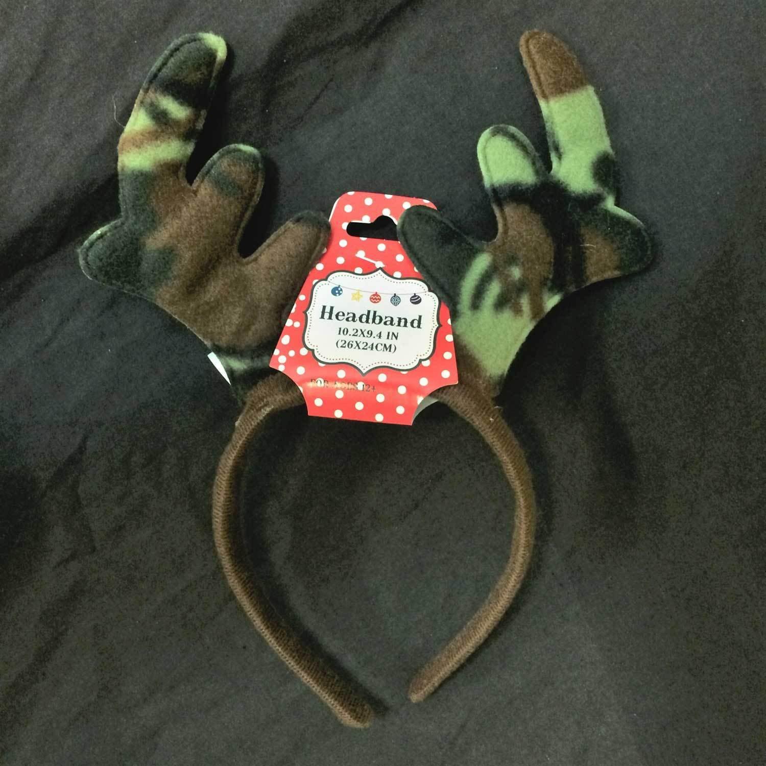 Forum Novelties Forum Novelties Adult Funny Reindeer Antler Headband Ugly Christmas Sweater Moose Costume-Pick(#G91600-3 Pack (1 of Each Style))