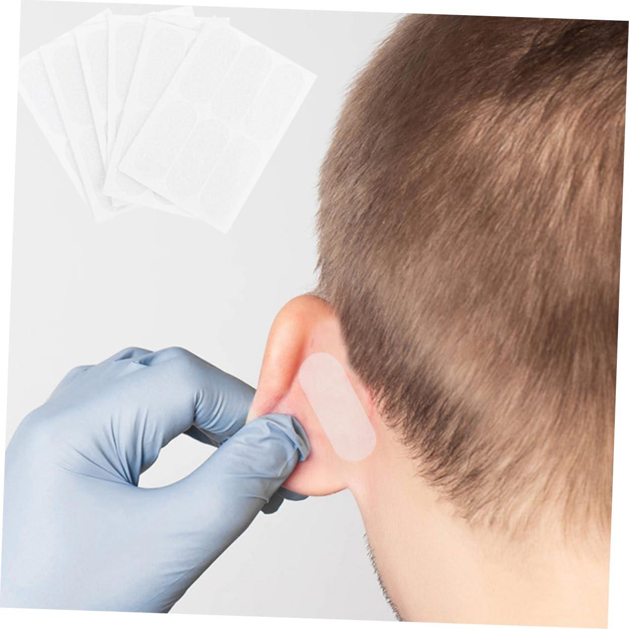 Healeved Healeved 12pcs Ear Stickers Correction Stickers Ear Warmer Protruding Ear Tape Earbuds Snore Loop Plugs Dog Ear Snoring Vertical Ear Stickers Headphones Ear Muffs Peva