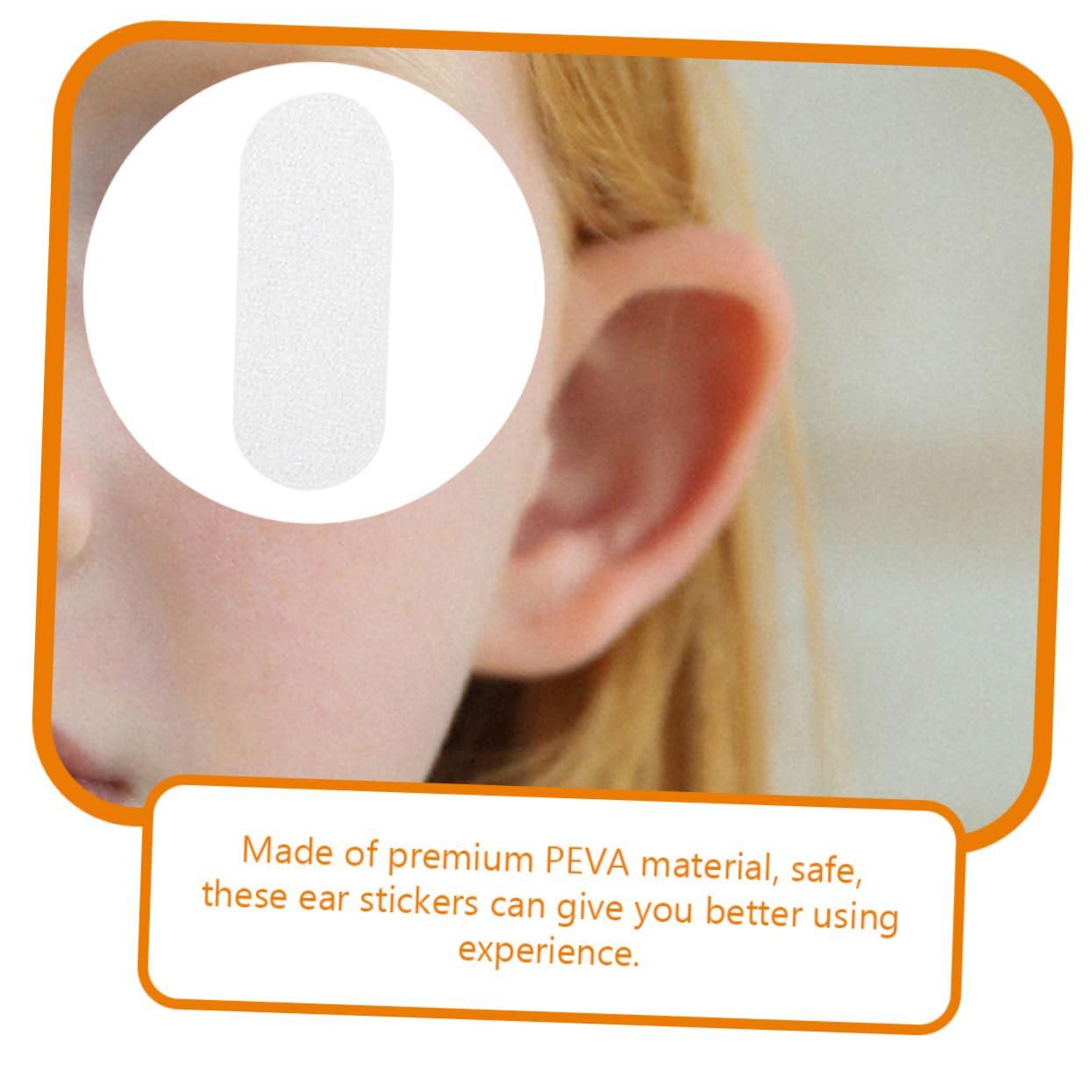 Healeved Healeved 12pcs Ear Stickers Correction Stickers Ear Warmer Protruding Ear Tape Earbuds Snore Loop Plugs Dog Ear Snoring Vertical Ear Stickers Headphones Ear Muffs Peva